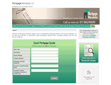 Tablet Screenshot of mortgagehorizons.ie